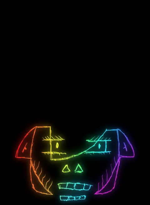 Estoy Vacio Neon Arcoiris Fondo Negro Gratis 1762353554 - Soledad Vacio Silencio - Estados Introspeccion Profunda | Neon Emotion Gallery